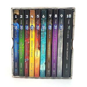 The 39 Clues Series   Hardcover Book Complete Set Vol 1 10 w 60 Cards No Poster